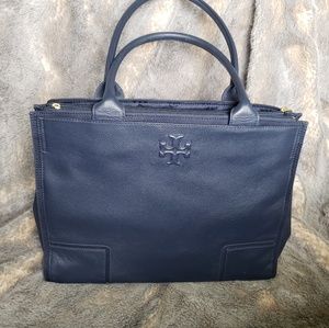 Tory Burch Canvas Leather Ella Tote